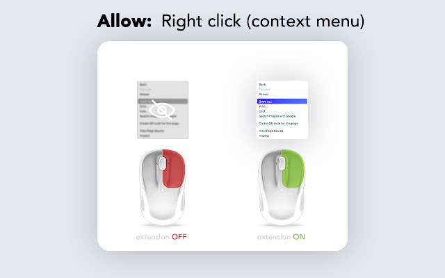 right click - right click enable