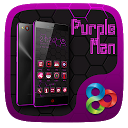 Herunterladen Purple Man GO Launcher Theme Installieren Sie Neueste APK Downloader