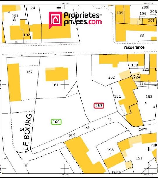 Vente terrain  1290 m² à Louisfert (44110), 38 990 €