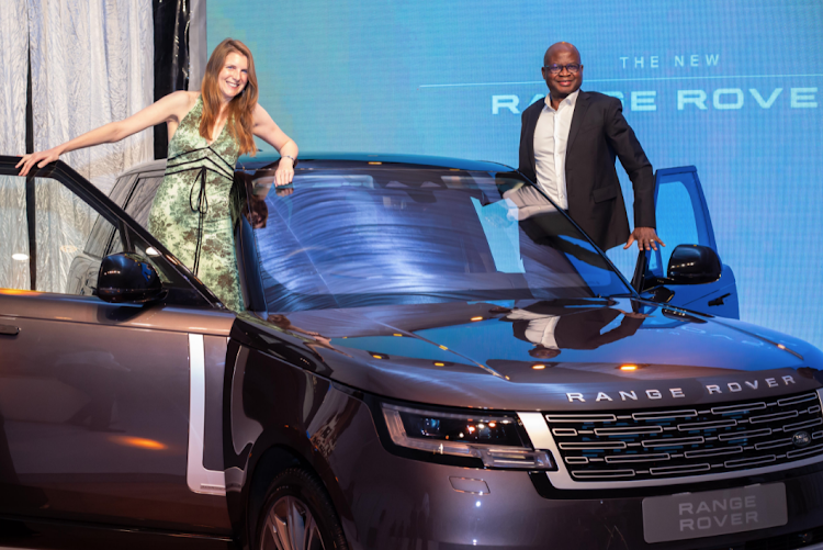 British High Commissioner Jane Marriot and Inchcape Africa MD Francis Agbonlahor during the launch of the new Range Rover L460/FILE