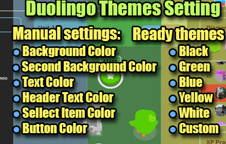 Duolingo Themes Settings (DTS) small promo image