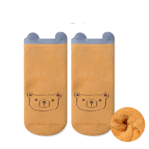 Title 5, Autumn and Winter Thick Cartoon Towel Socks Bab...