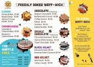 The Belgian Waffle menu 1
