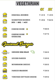 BurgerMan menu 1