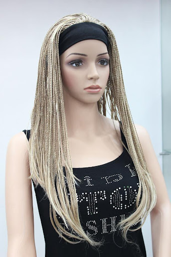 Title 5, Womens Wig African Dirty Braid Gradient Hip Ho...