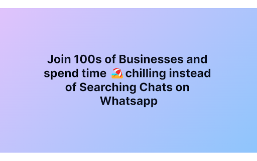 Manage WhatsApp Inbox
