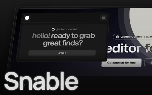 Snable: UI Inspector & CSS Scanner