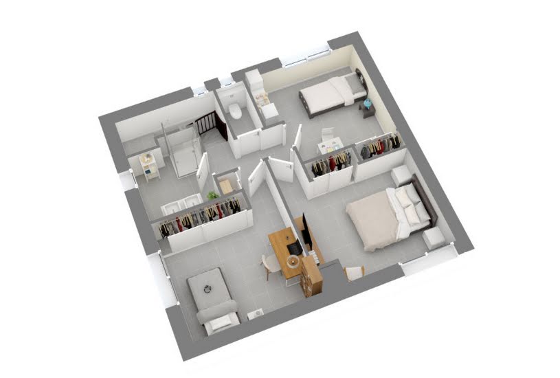  Vente Terrain + Maison - Terrain : 2 318m² - Maison : 140m² à Volx (04130) 