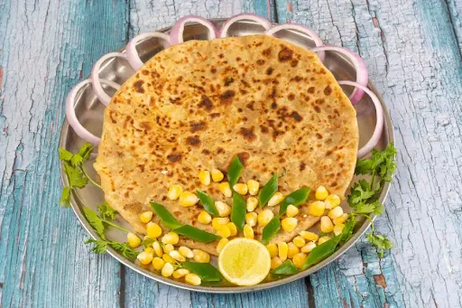 Corn Capsicum Paratha (1 Pc)