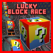 Lucky Block Race Challenge Map for MCPE  Icon