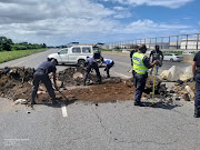 Striking Samwu members blocked roads and damaged infrastructure over wages two weeks ago.