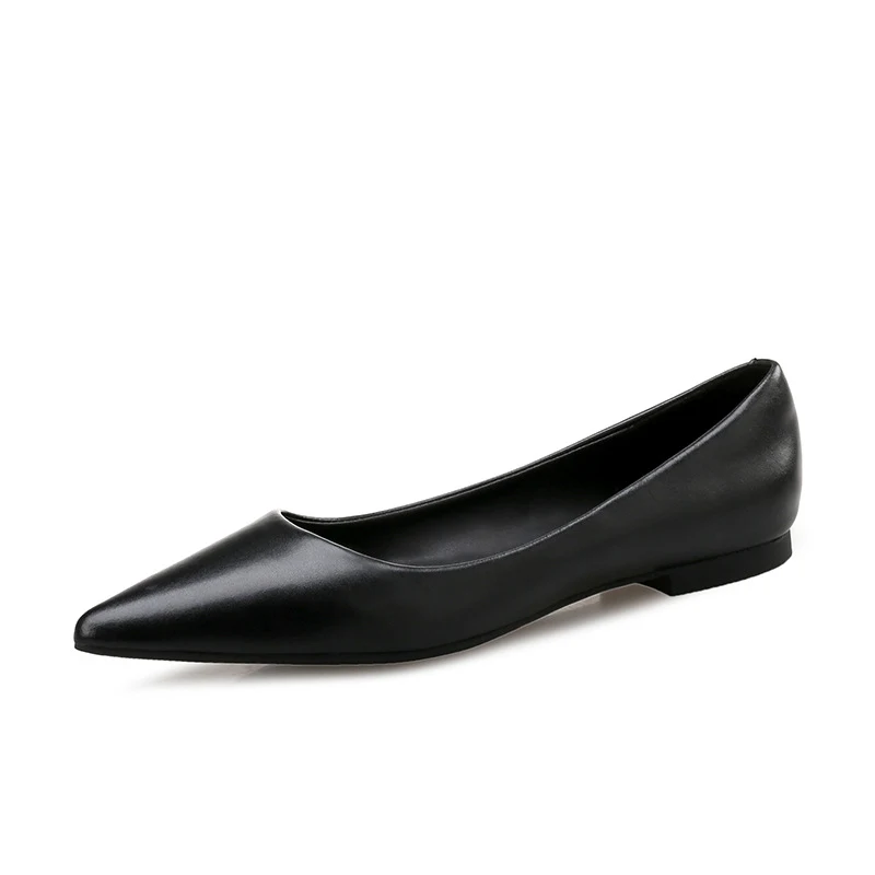 Title 3, Schwarze Wildleder Damenschuhe mit flachem Absa...