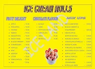 Ice Land menu 1