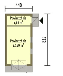 Solo i - Rzut garażu