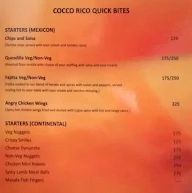 Rico Red - Hotel Jsr Continental menu 6