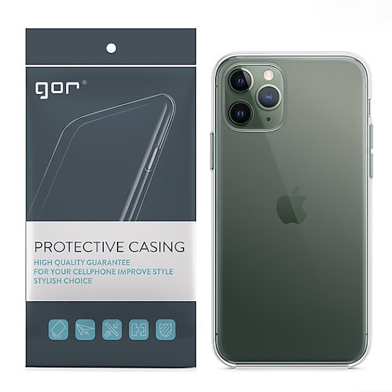 Ốp Lưng Silicon TPU trong suốt GOR iPhone 11/ 11 Pro/ 11 Pro Max_Hàng Nhập Khẩu