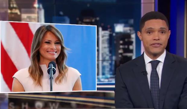 Trevor Noah shares his thoughts on Melania Trump's visit to African nations this week.