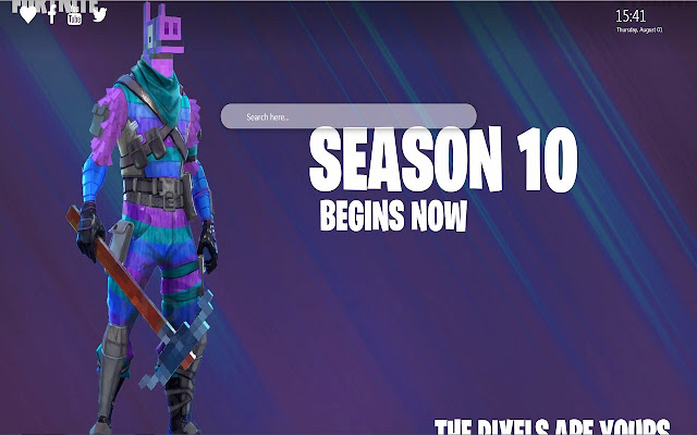 Fortnite Season 10 Wallpaper New Tab Chrome