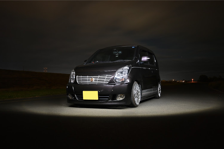 ワゴンRスティングレーの一眼で撮ってもらった・女子オーナー・車高調整・ドライブに関するカスタム事例の投稿画像1枚目