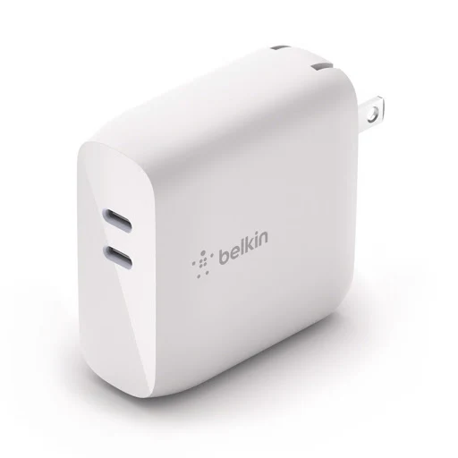 Sạc laptop Belkin BOOST Charge PRO 68W USB-C PD GaN 1 PD 50W + 1 PD 18W WCH003dqWH