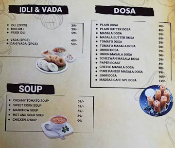 Madras Cafe menu 