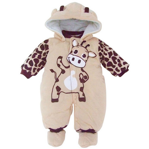 Title 3, New Long-sleeved Baby Cow Cotton Thick Padded J...