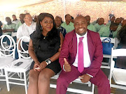 Tshwane mayor Stevens Mokgalapa with MMC for roads and transport Sheila Senkubuge.