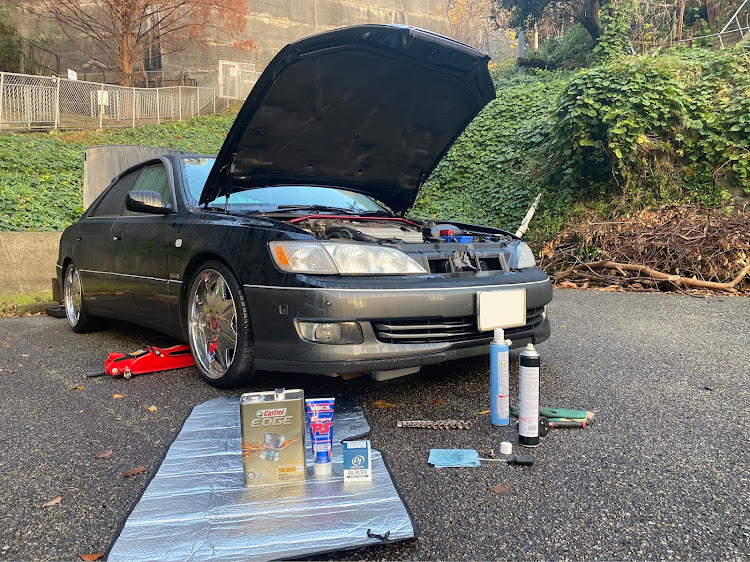 ウィンダムのDIY・オイル交換とオイルフィルター交換・WAKO'S エンジンパワーシールドに関するカスタム事例の投稿画像1枚目