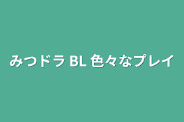 みつドラ  BL  色々なプレイ