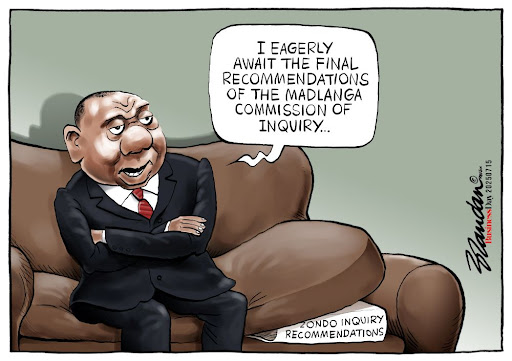 CARTOON: Ramaphosa’s couch on standby