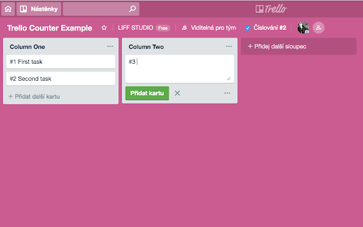 Liff Trello Counter