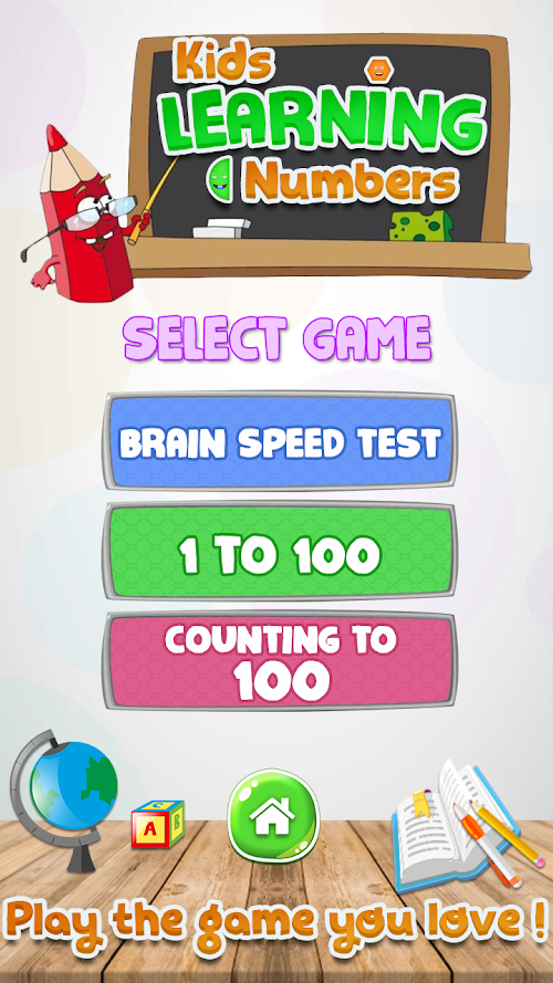 Android application Learning Numbers for Kids screenshort