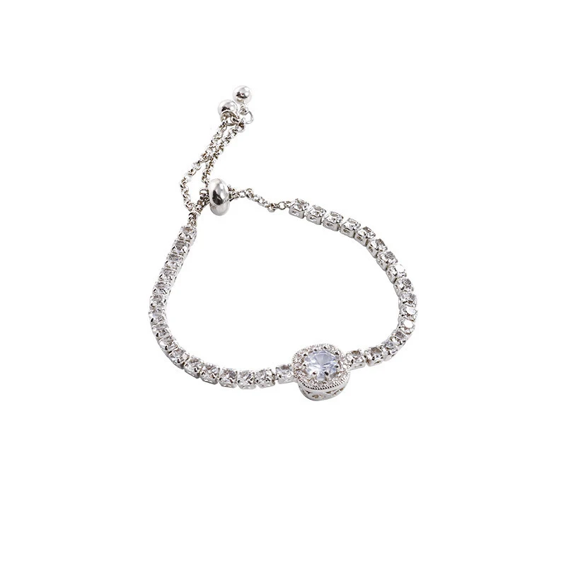 Super Flash Zircon Love Damen Armband Funkelnder Schmuck mit Zirkonia Liebevolles Geschenk Glanzvolles Accessoire Für Frauen