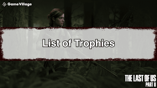 The Last of Us Part II Trophy List Banner