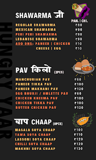 Hungry Yaar menu 2