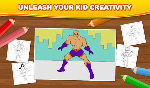 免費下載教育APP|超级英雄：儿童填色游戏 app開箱文|APP開箱王