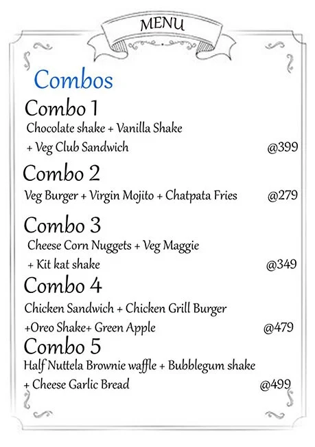 Wake N Shake menu 