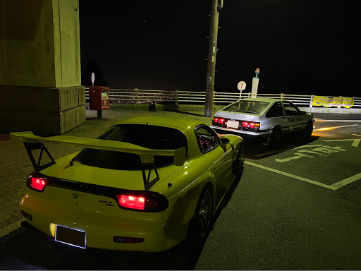 Rx 7 Fd3s 前期の高橋啓介仕様 頭文字d Rx 7 Fd3s スプリンタートレノae86 六甲山ドライブに関するカスタム メンテナンスの投稿画像 車のカスタム情報はcartune