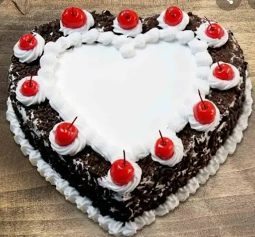 Heartshape Black Forest Cake