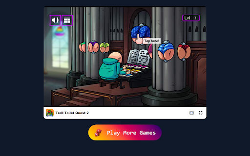 Troll Toilet Quest 2 Game - Embark on a whimsical journey full of laughter!