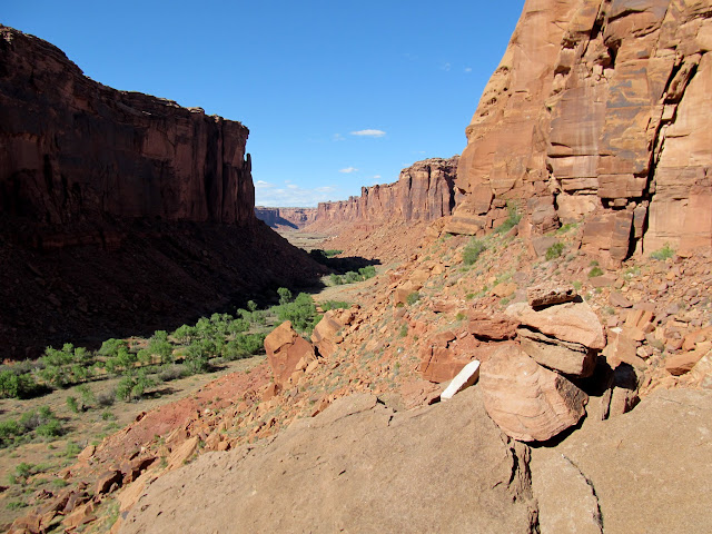 View while climbing back up the Angel Trail