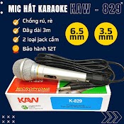 Micro Có Dây - Micro Karaoke Kaw - Xingma Ak - 319 Chống Hú, Chống Rè, Lọc Âm Siêu Chuẩn