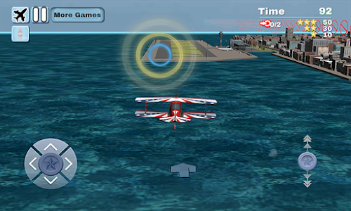 Android application 3D Stunt Flight Simulator 2016 screenshort