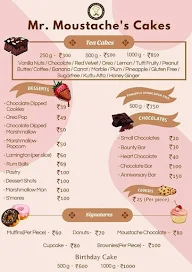 Mr Moustache's Cakes menu 3