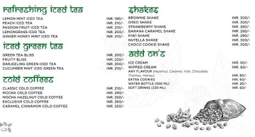 Angrezi Patiyalaa menu 