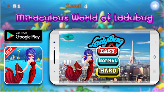 Ladybug Mermaid Miracleus 1.0 APK + Mod (Unlimited money / No Ads) for Android