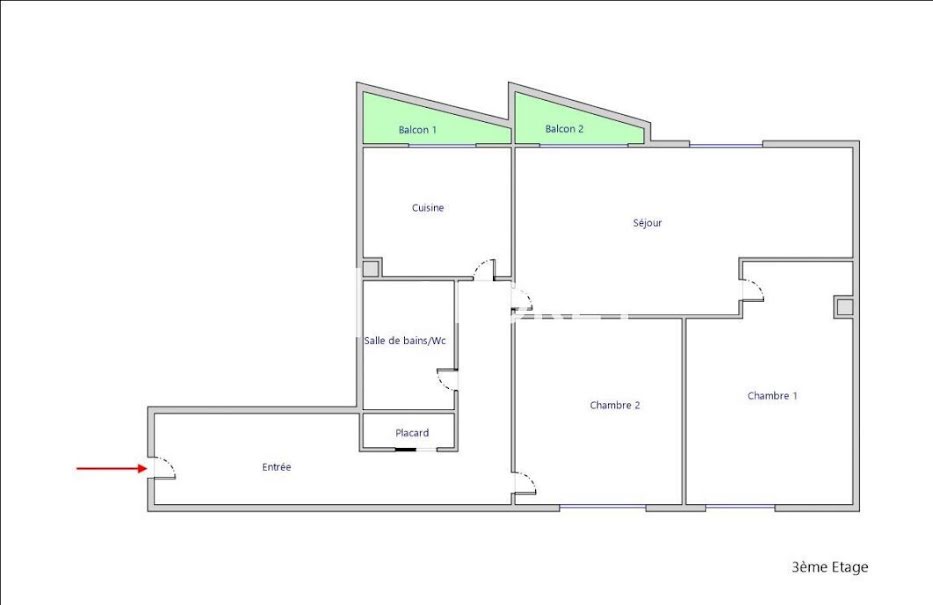 Vente appartement 3 pièces 61 m² à Villemomble (93250), 209 000 €