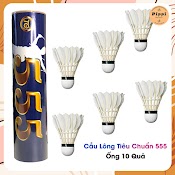 Quả Cầu Lông 555 Tiêu Chuẩn Hộp 10 Quả Tập Luyện Thi Đấu Chơi Ngoài Trời