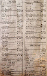 Yatri Garden Family Restaurant menu 2