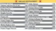 Balaji Restaurant menu 3